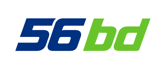 56 bd official neon logo for Bangladesh homepage